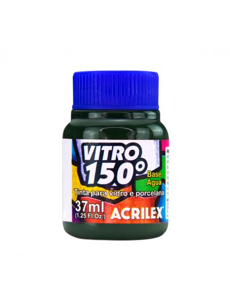 Pintura para Vidrio VITRO 150 Verde Musgo, ACRILEX