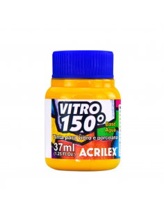 Pintura para Vidrio VITRO 150 Amarillo Oro, ACRILEX