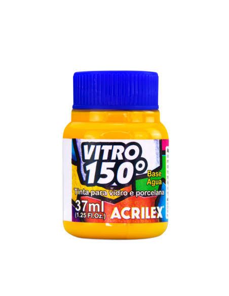 Pintura para Vidrio VITRO 150 Amarillo Oro, ACRILEX