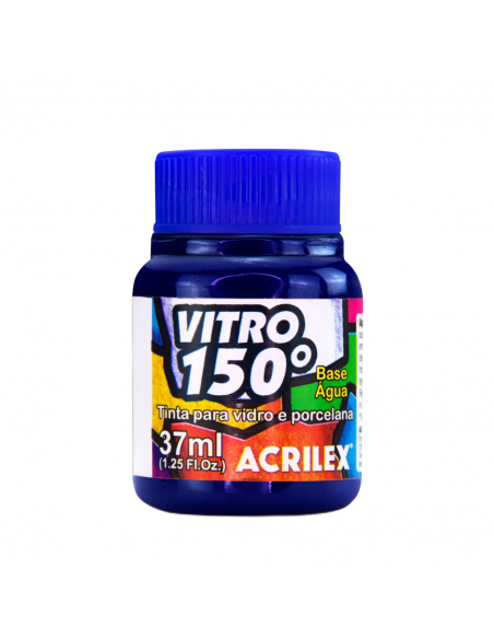 Pintura para Vidrio VITRO 150 Azul Intenso, ACRILEX