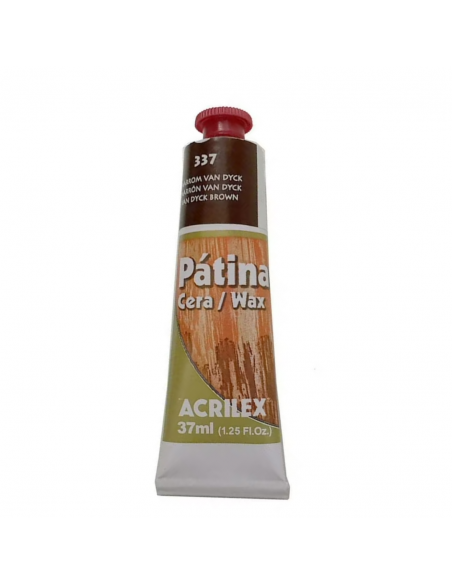 Patina en cera Marrón 37ml, ACRILEX