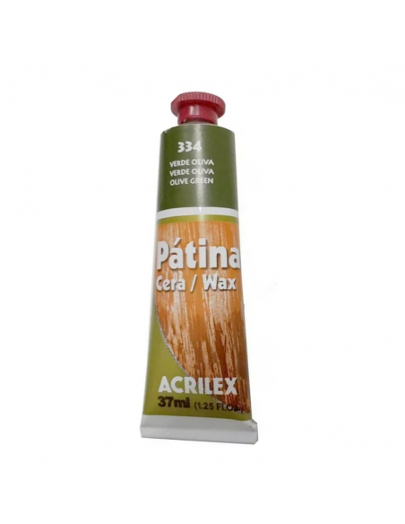Patina en cera Verde Oliva 37ml, ACRILEX
