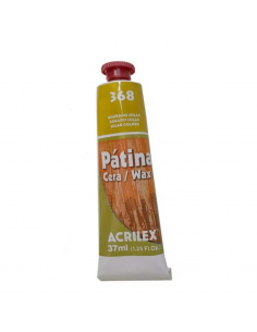 Patina en cera Oro Solar 37ml, ACRILEX