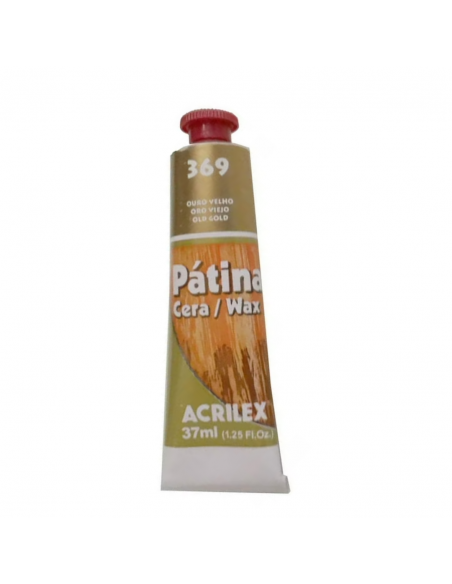 Patina en cera Oro Viejo 37ml, ACRILEX