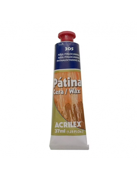 Patina en cera Azul Ftalocianina 37ml, ACRILEX