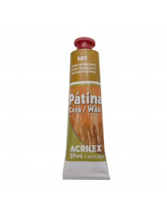 Patina en cera Cobre Iridiscente Metálico 37ml, ACRILEX