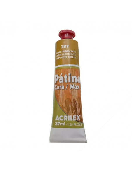 Patina en cera Cobre Iridiscente Metálico 37ml, ACRILEX