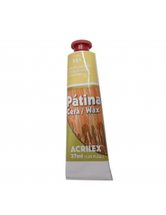 Patina en cera Oro Iridiscente Metálico 37ml, ACRILEX