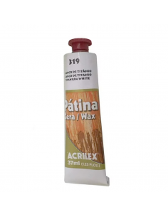 Patina en cera Blanco de Titanio 37ml, ACRILEX