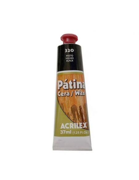 Patina en cera Negro 37ml, ACRILEX