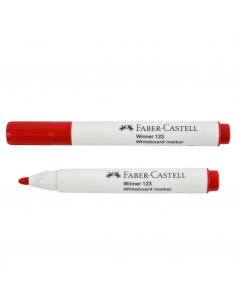 Marcador de Pizarra Rojo a Base de Agua, FABER CASTELL