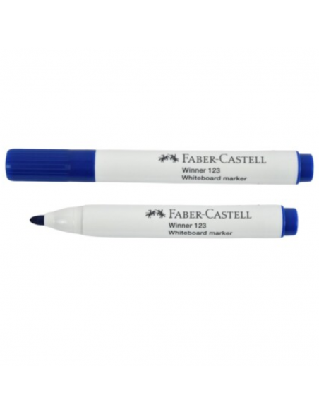 Marcador de Pizarra Azul a Base de Agua, FABER CASTELL
