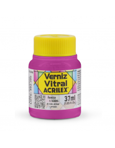Barniz Vitral Violeta Cobalto 37 ML, ACRILEX