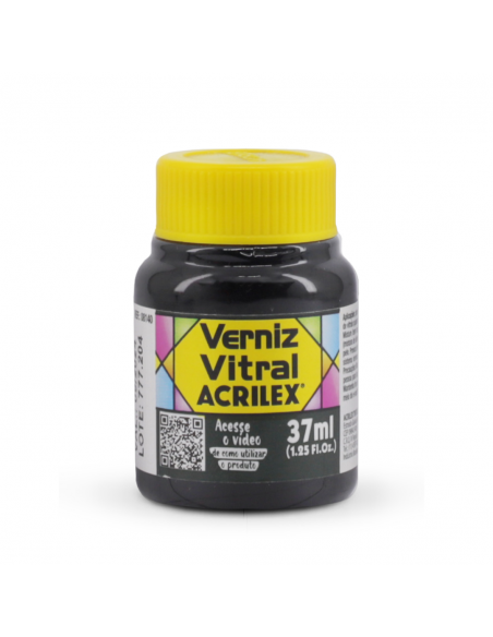 Barniz Vitral Verde Oliva 37 ML, ACRILEX