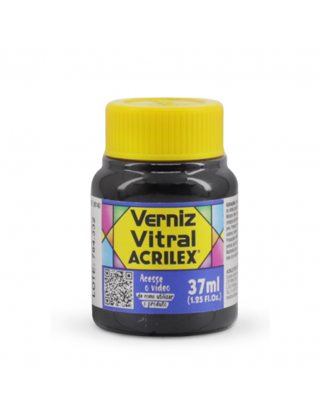 Barniz Vitral Azul Prusia 37 ML, ACRILEX