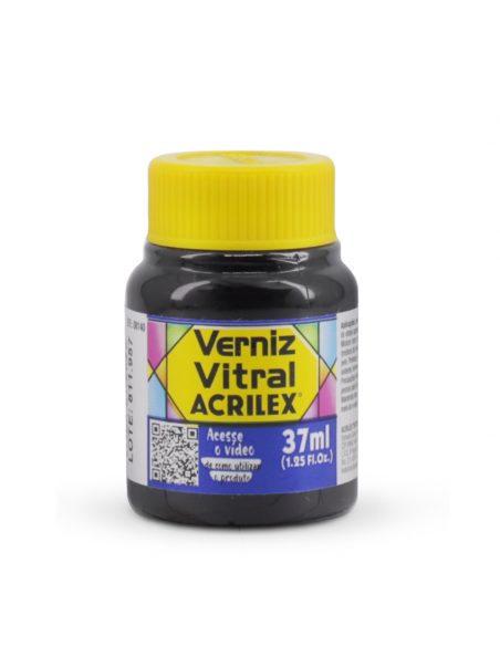 Barniz Vitral Azul Vivo 37 ML, ACRILEX
