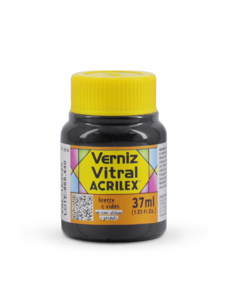 Barniz Vitral Amarillo Cadmio 37 ML, ACRILEX