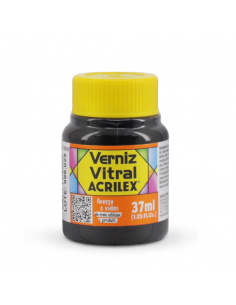 Barniz Vitral Naranja 37 ML, ACRILEX