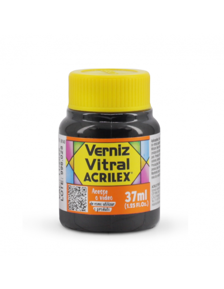 Barniz Vitral Naranja 37 ML, ACRILEX