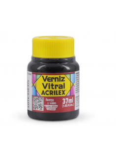 Barniz Vitral Rojo 37 ML, ACRILEX