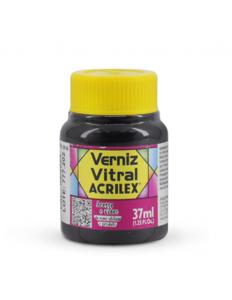 Barniz Vitral Rosa 37 ML, ACRILEX