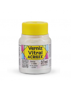 Barniz Vitral Madre Perla 37 ML, ACRILEX
