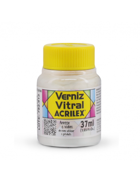 Barniz Vitral Madre Perla 37 ML, ACRILEX
