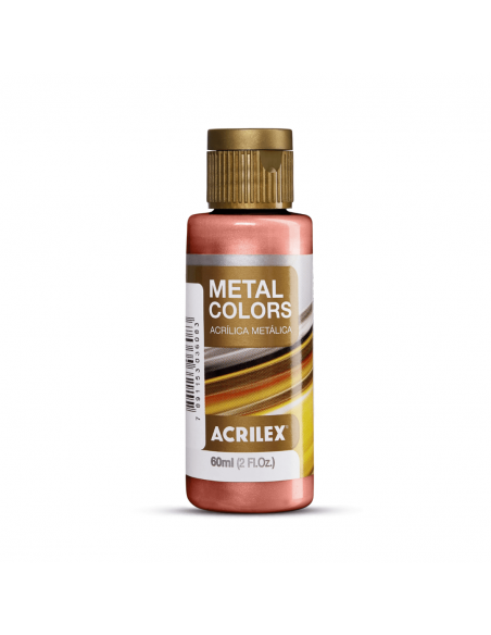 Pintura Acrílica Metal Colors Cobre 60ml, ACRILEX