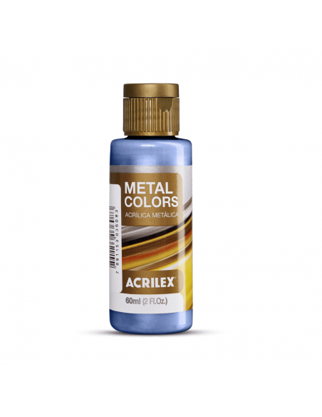 Pintura Acrílica Metal Colors Azul Mar 60ml, ACRILEX