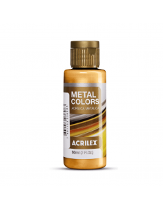 Pintura Acrílica Metal Colors Oro Viejo 60ml, ACRILEX