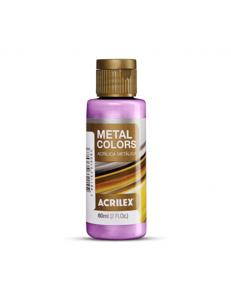 Pintura Acrílica Metal Colors Magenta 60ml, ACRILEX
