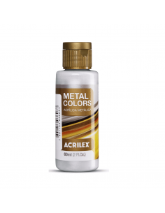 Pintura Acrílica Metal Colors Aluminio 60ml, ACRILEX
