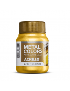 Pintura Acrílica Metal Colors Dorado Solar 37ml, ACRILEX