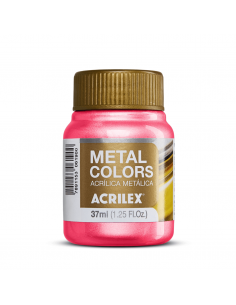 Pintura Acrílica Metal Colors Rojo 37ml, ACRILEX
