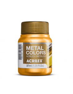 Pintura Acrílica Metal Colors Oro Viejo 37ml, ACRILEX