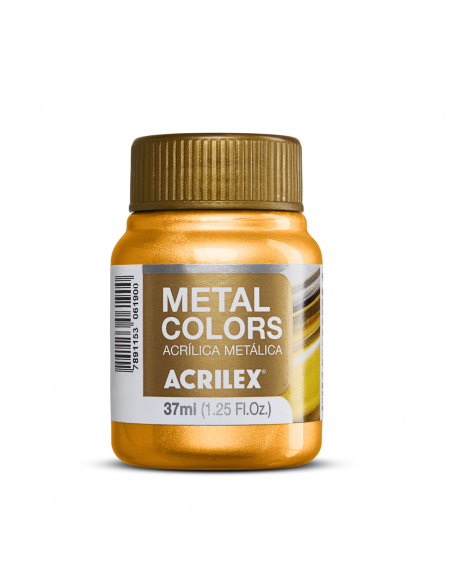 Pintura Acrílica Metal Colors Oro Viejo 37ml, ACRILEX