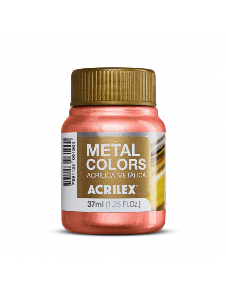 Pintura Acrílica Metal Colors Cobre 37ml, ACRILEX