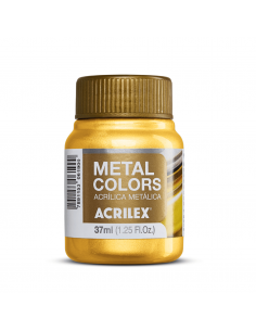 Pintura Acrílica Metal Colors Oro 37ml, ACRILEX
