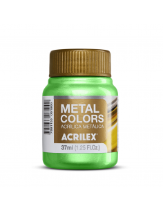Pintura Acrílica Metal Colors Verde Musgo 37ml, ACRILEX