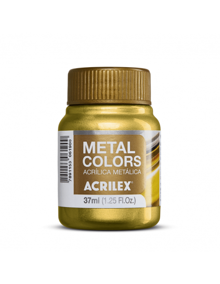 Pintura Acrílica Metal Colors Bronce 37ml, ACRILEX