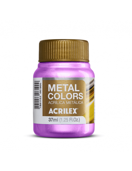 Pintura Acrílica Metal Colors Magenta 37ml, ACRILEX