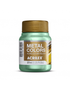 Pintura Acrílica Metal Colors Verde Oliva 37ml, ACRILEX