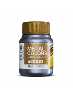 Pintura Acrílica Metal Colors Negro 37ml, ACRILEX