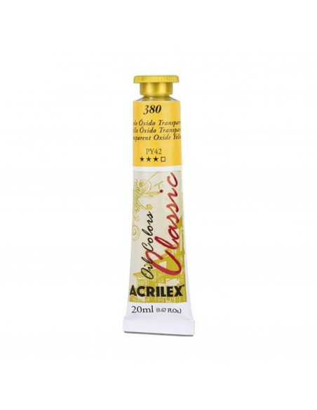 Oil Colors 380 Amarillo Oxido Transparente 20ml ACRILEX