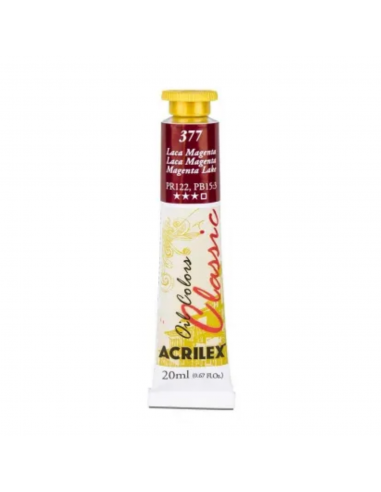 Oil Colors 377 Laca Magenta 20ml ACRILEX