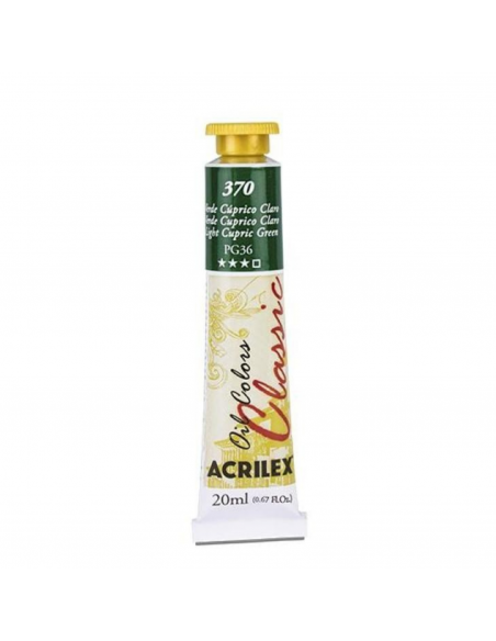 Oil Colors 370 Verde Cuprico Claro 20ml ACRILEX