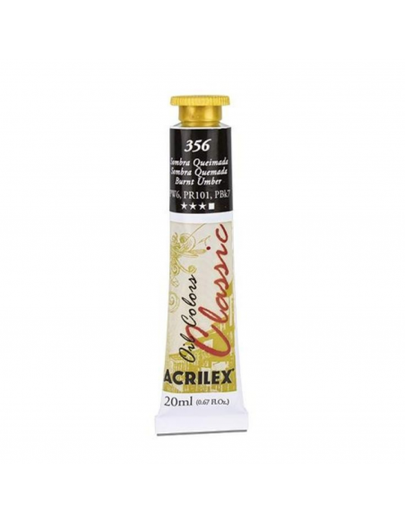 Oil Colors 356 Sombra Quemada 20ml ACRILEX