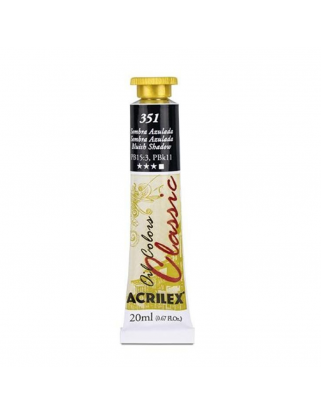 Oil Colors 351 Sombra Azulada 20ml ACRILEX