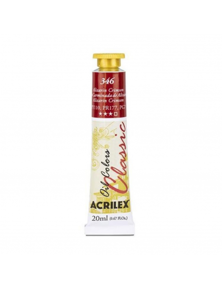 Oil Colors 346 Laca Carminada de Alizarina 20ml ACRILEX