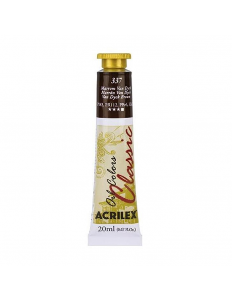 Oil Colors 337 Marrón Van Dyck 20ml ACRILEX